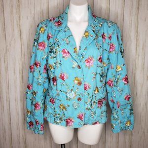 Johnny Was Embroidered Blazer - Jacket